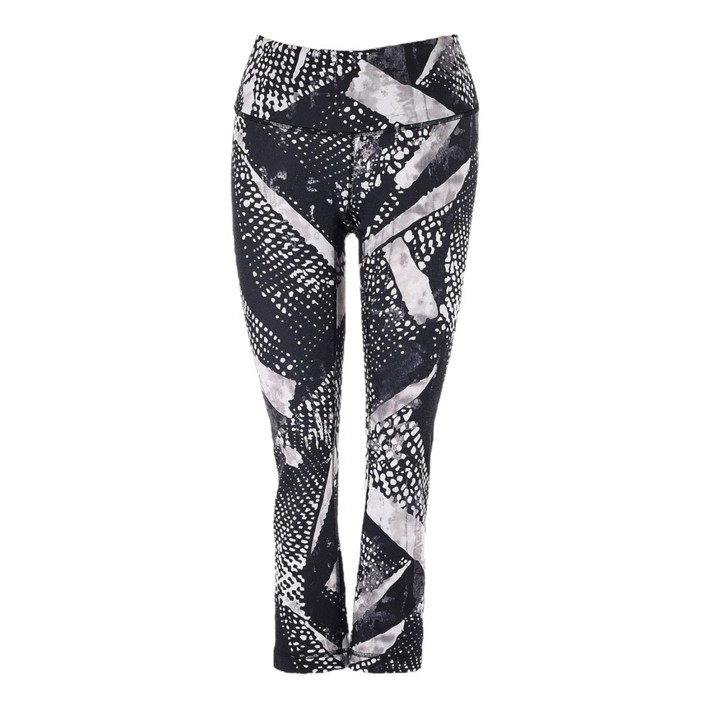 Lululemon Wunder Under Crop III Full-On Luon Static Mist Leggings Size 6